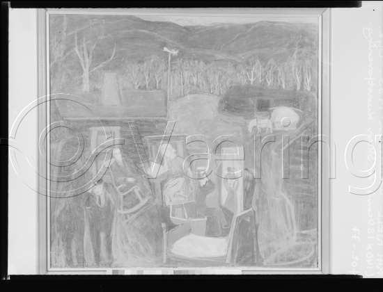 Glassplate og negativ film