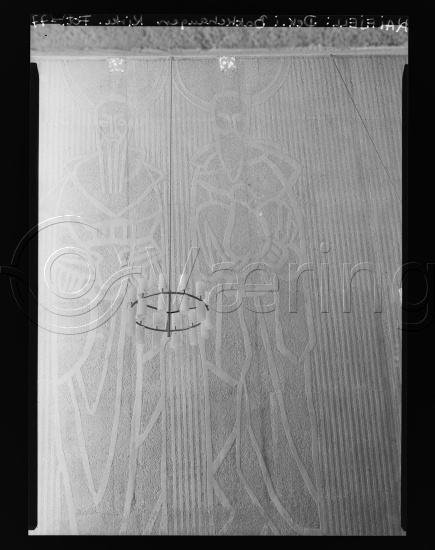 Glassplate og negativ film