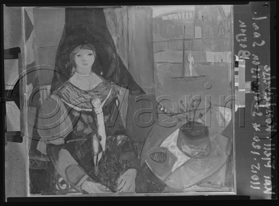 Glassplate og negativ film