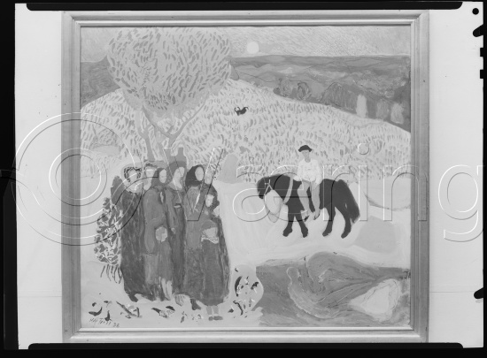 Glassplate og negativ film