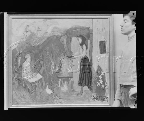 Glassplate og negativ film