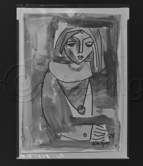 Glassplate og negativ film