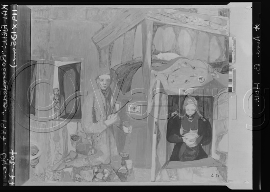 Glassplate og negativ film