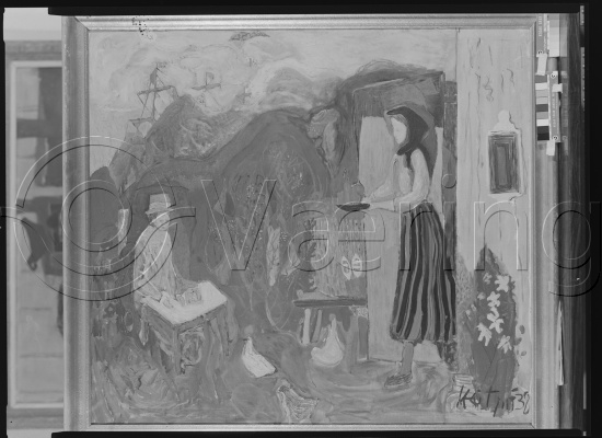 Glassplate og negativ film