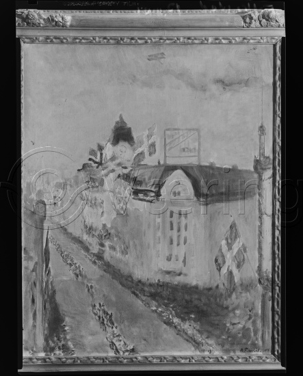 Glassplate og negativ film