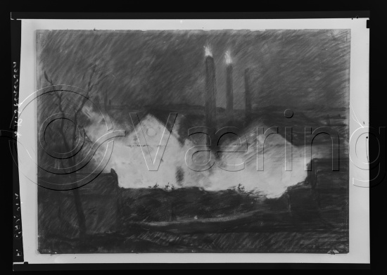 Glassplate og negativ film