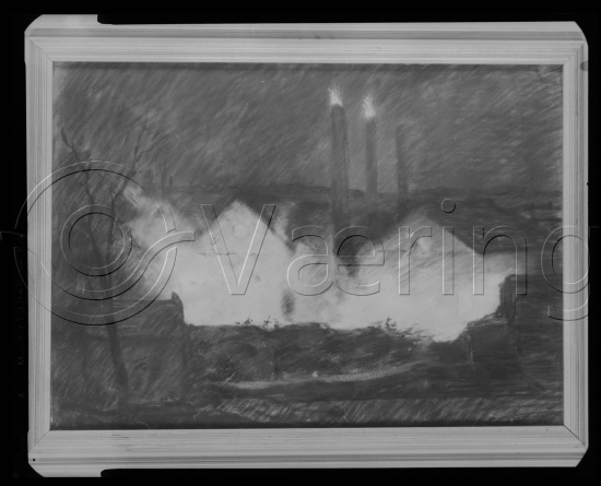 Glassplate og negativ film