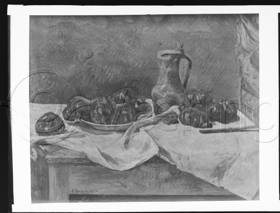 Glassplate og negativ film