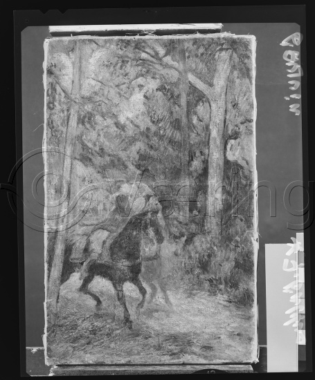 Glassplate og negativ film