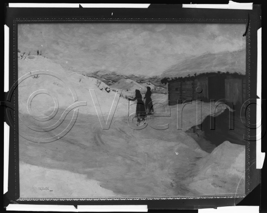 Glassplate og negativ film