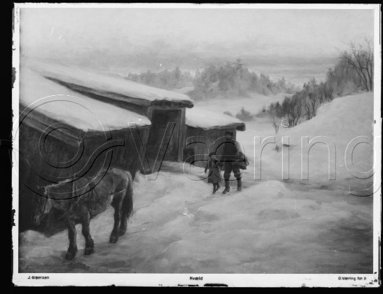 Glassplate og negativ film