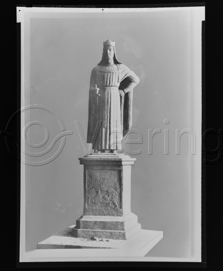 Glassplate og negativ bladfilm