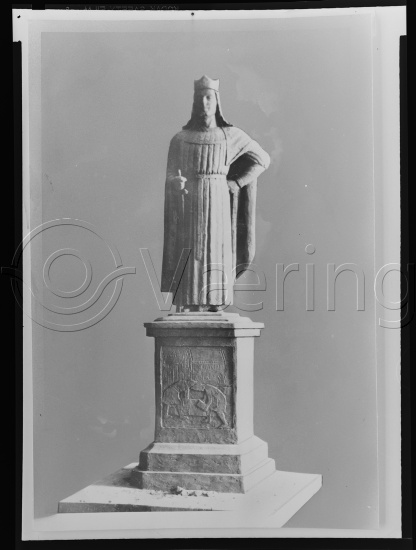 Glassplate og negativ bladfilm