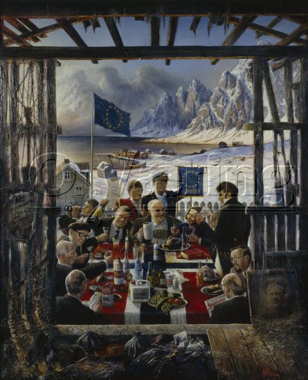 Rolf Groven (1943 - ), 
Size: 290x230 cm
Location: Private, 
Photo: O.Væring 