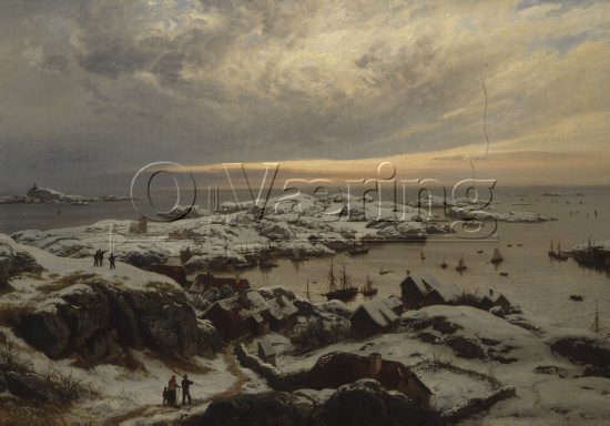 Hans Fredrik Gude (1823-1905)
Size: 56x80 cm
Location: Private,
Photo: O.Væring 