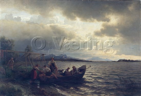 Hans Fredrik Gude (1823-1905)
Size: 145x208 cm
Location: Private,
Photo: O.Væring 