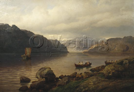 Hans Fredrik Gude (1823-1905)
Size: 86x124 cm
Location: Private,
Photo: O.Væring 