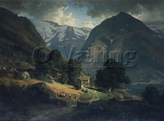 Hans Fredrik Gude (1823-1905)
Size: 125x169 cm
Location: Private,
Photo: O.Væring 