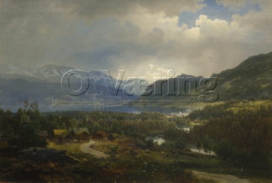 Hans Gude (1823-1905)
Size: 45x66 cm
Location: Private, 
Photo: O.Væring