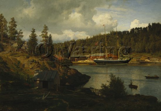 Hans Gude (1823-1905)
Size: 41x68 cm
Location: Private
Photo: O.Væring