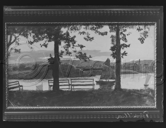 Glassplate og negativ film