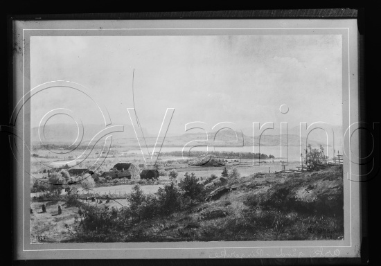 Glassplate og negativ film