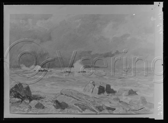 Glassplate og negativ film