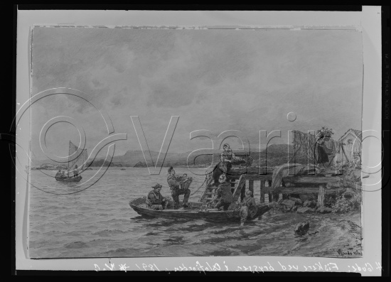 Glassplate og negativ film