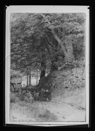 Glassplate og negativ film