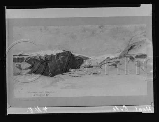 Glassplate og negativ film