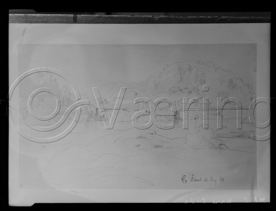 Glassplate og negativ film