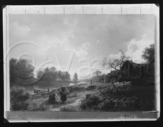 Glassplate og negativ film