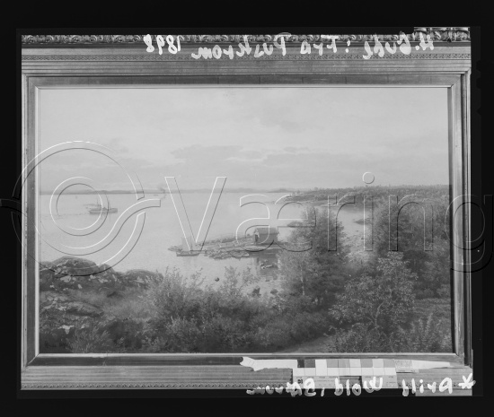 Glassplate og negativ film