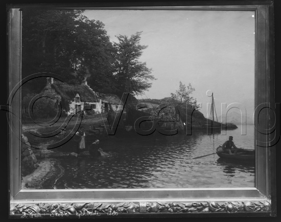 Glassplate og negativ film