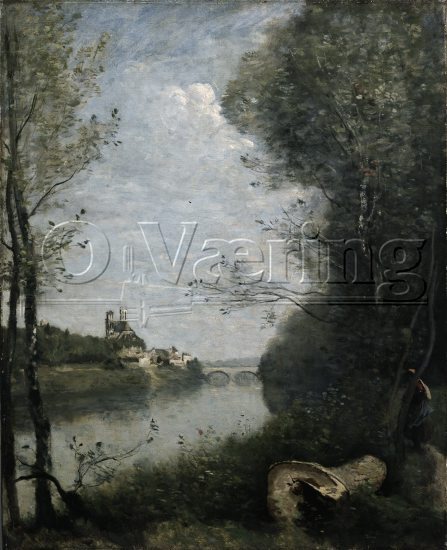 Artist: Jean-Baptiste Camille Corot (1796-1875)
Dimensions: 55x60 cm/
PhotoCredit: O.Væring/
Digital Size: High-res TIFF and JPG/