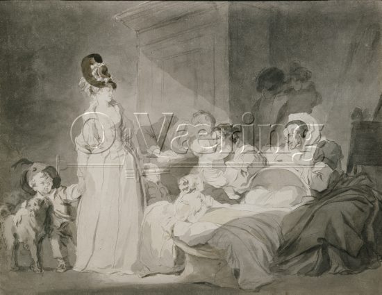 Artist: Jean-Honoré Fragonard (1732-1806) French painter/