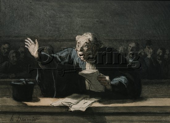 Artist: Honoré Daumier (1808-1879) French painter/
Dimensions: 
PhotoCredit: O.Væring/
Digital Size: High-res TIFF and JPG/