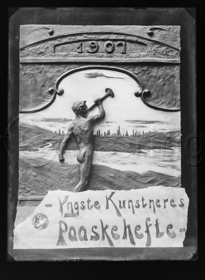 Glassplate og negativ film