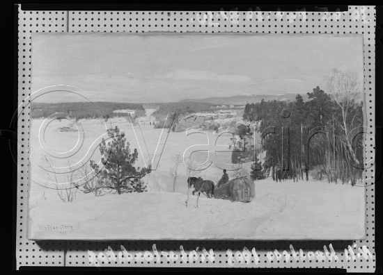 Glassplate og negativ film