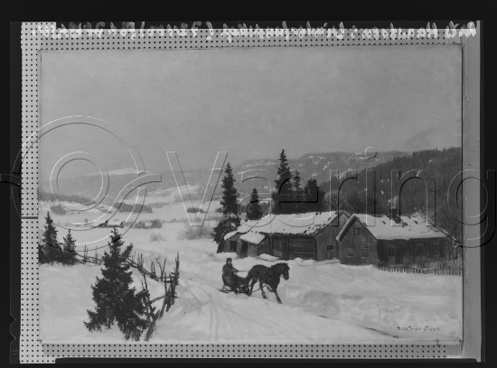 Glassplate og negativ film