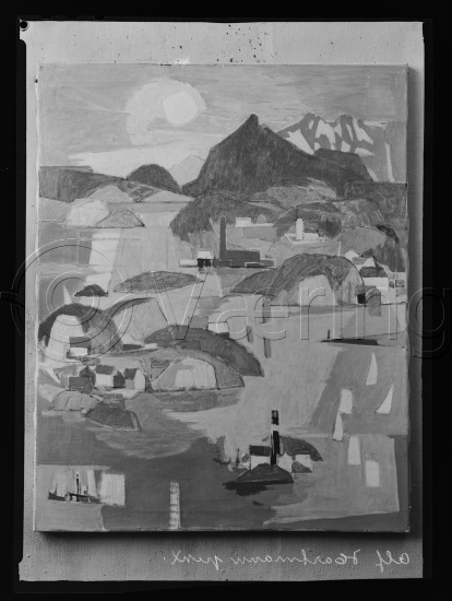 Glassplate og negativ film