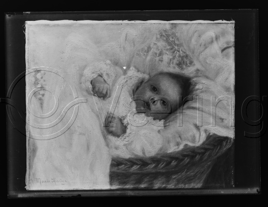 Glassplate og negativ film