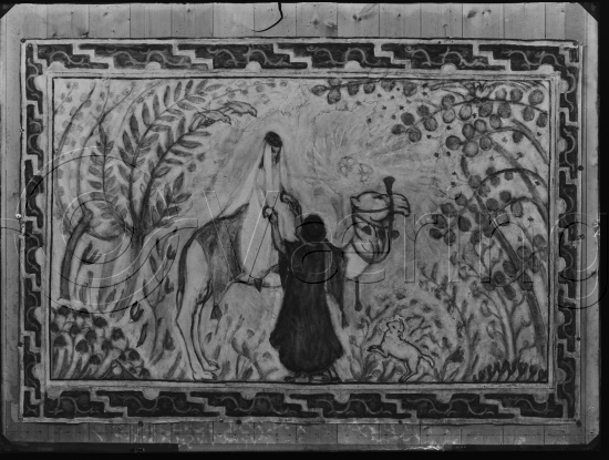 Glassplate og negativ film