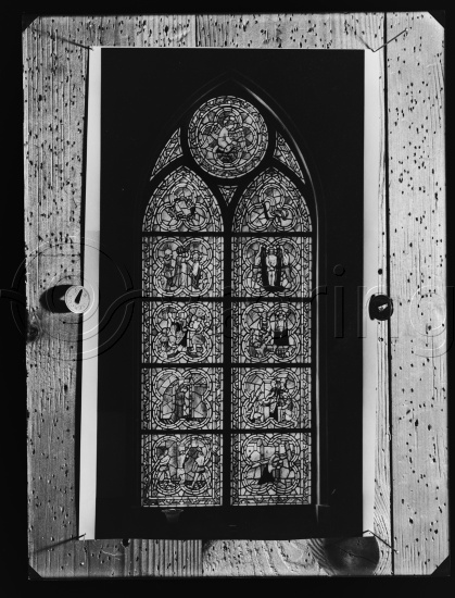 Glassplate og negativ film