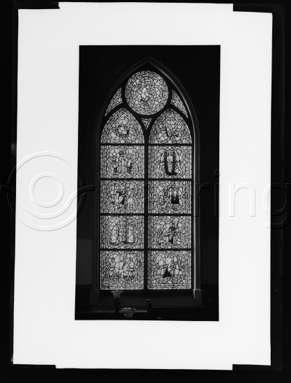 Glassplate og negativ film