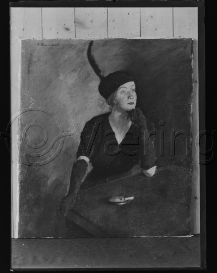 Glassplate og negativ film