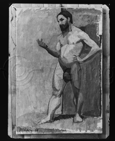 Glassplate og negativ film