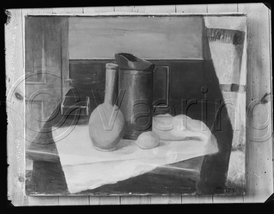 Glassplate og negativ film