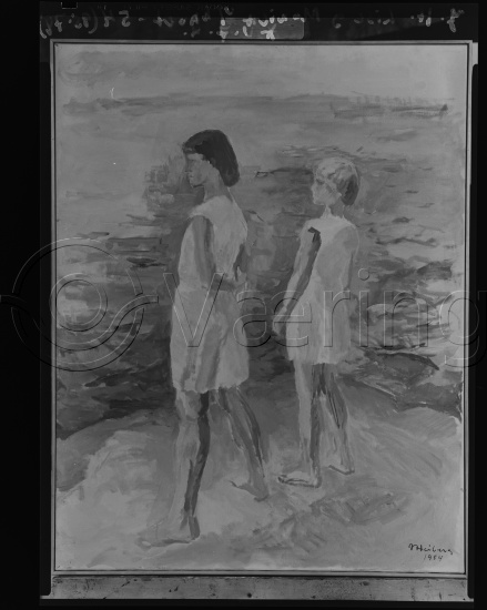 Glassplate og negativ film