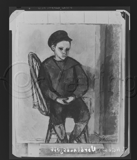 Glassplate og negativ film